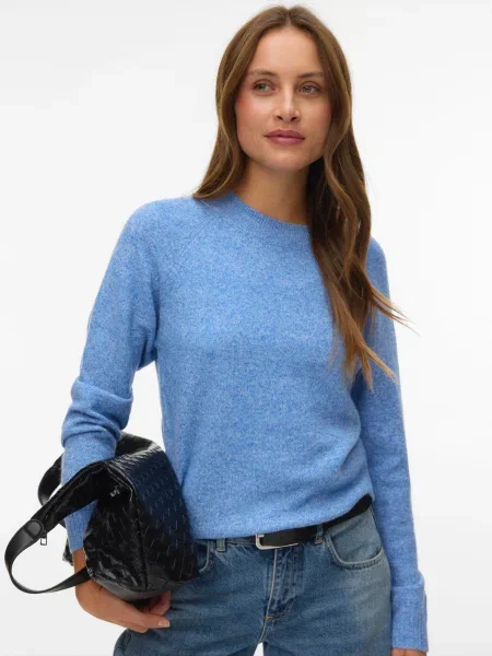 VERO MODA Pulover VMDOFFY amestec albastru