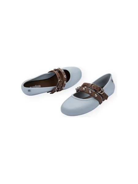 Pantofi Melissa cu tepi albastru