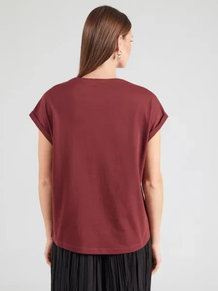 S.Oliver Tricou roșu bordeaux alb