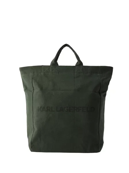 Karl Lagerfeld Shopper torba tamno zelena crna