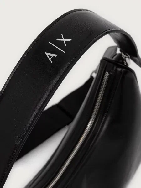 Кожаная сумка через плечо Armani Exchange