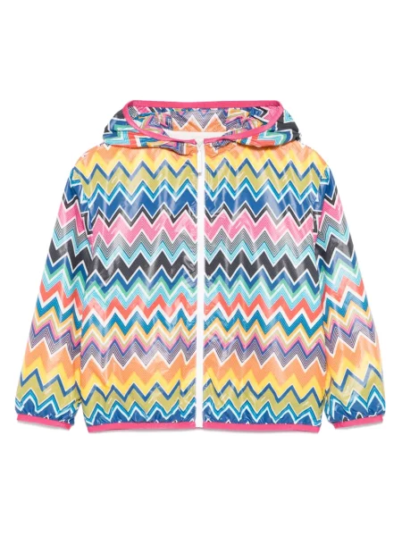 Kurtka dziecięca Missoni różowa