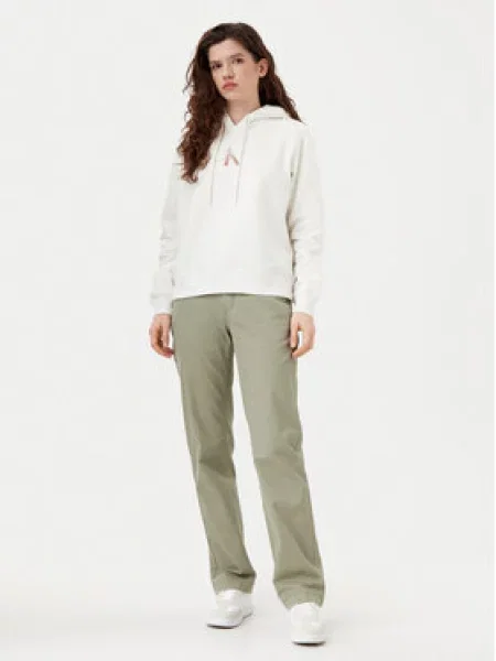 Calvin Klein Jeans Mikina Gradient bílá