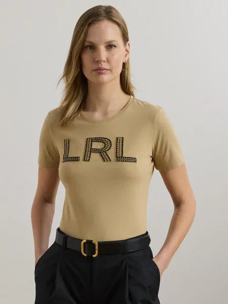Lauren Ralph Lauren Tricou bej negru