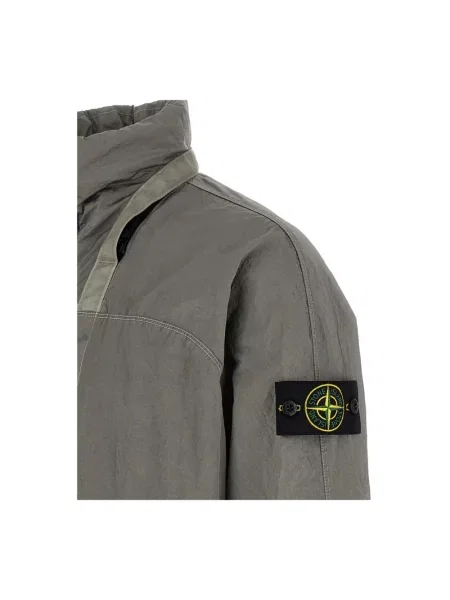 Kurtka bomber Stone Island z kamieniami szary
