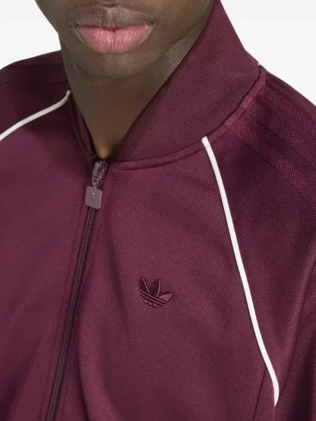 Hanorac Adidas cu dungi din dantelă cu imagine galben