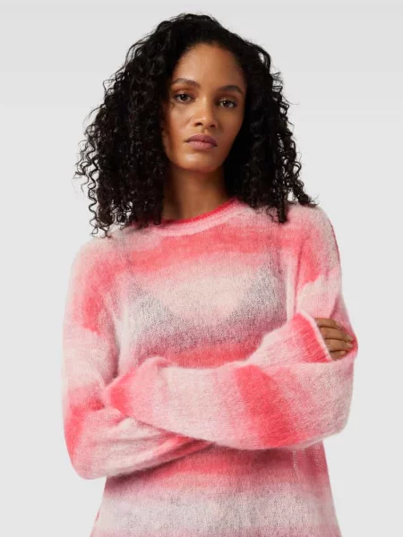 Oversize’owy sweter o wyglądzie dzianiny Re/done