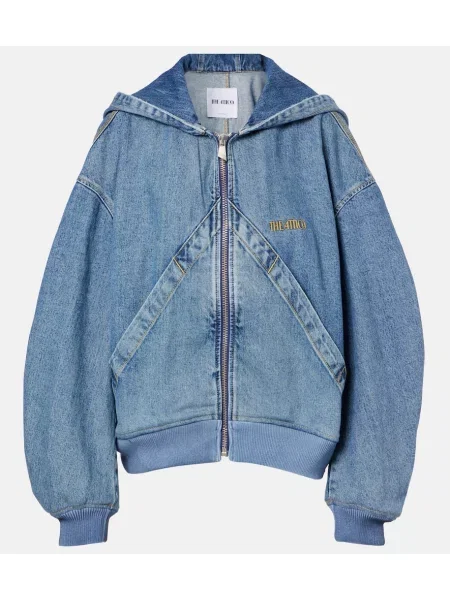 Geacă de blugi The Attico albastru