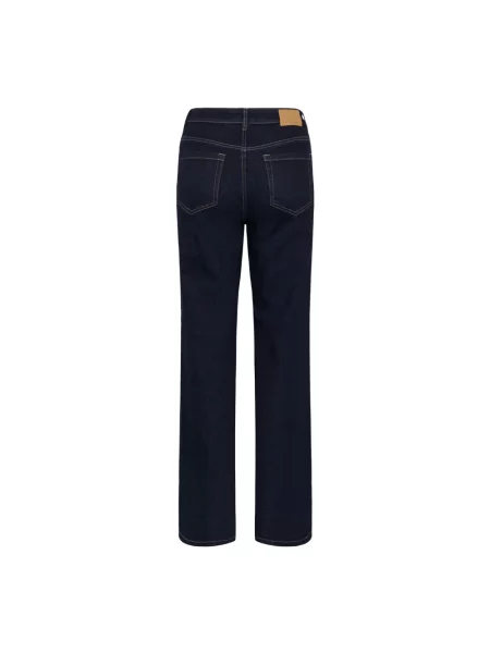 Jeansy straight leg Kaffe niebieskie