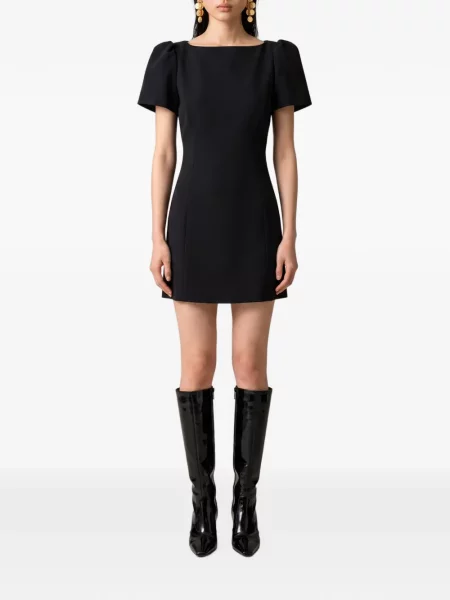 Rochie mini Sutton New York din crep negru