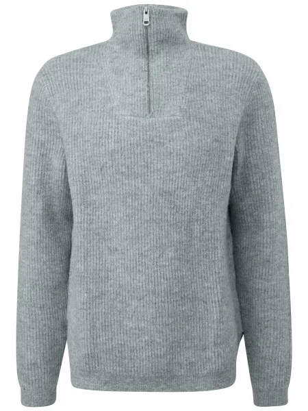 QS Pulover pegasto siva