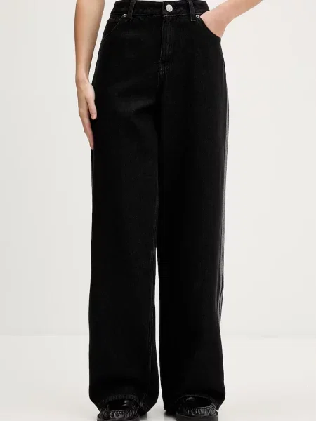 Adidas Originals jeansy Firebird czarne