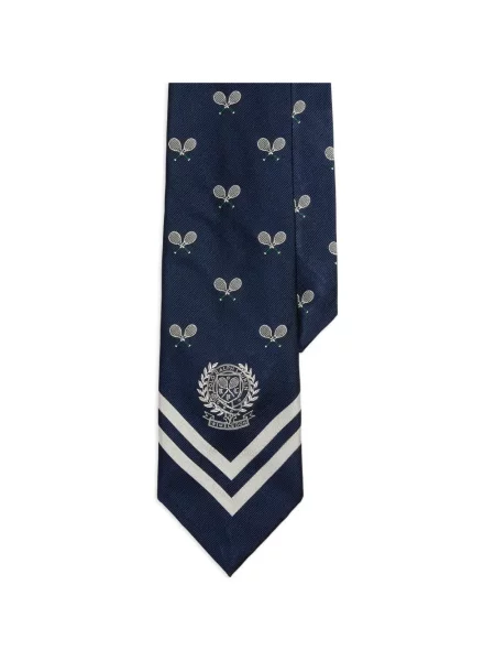 Șapcă Polo Ralph Lauren de mătase cu dungi cu cataramă albastru