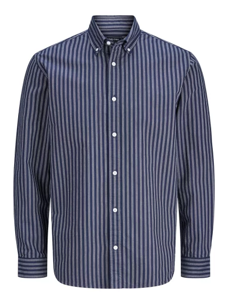 JACK & JONES Cămașă JPRBLUHARVEY bleumarin / verde închis / natural alb