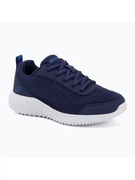 Încălțăminte pentru copii Skechers Bounder Quanta-Pacer blue albastru