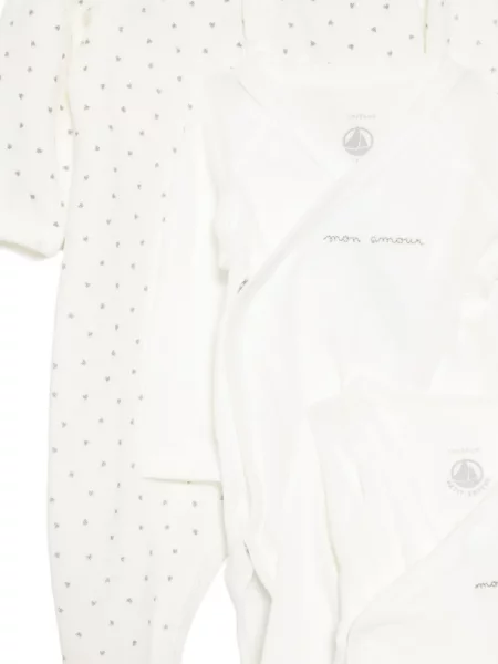 Gyerek pizsama Petit Bateau fehér