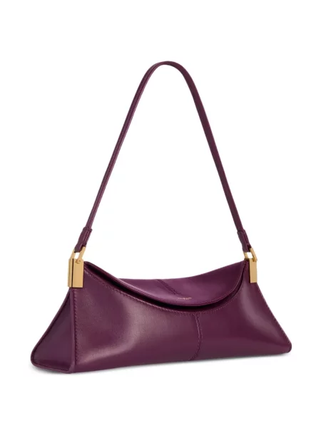 Geantă Balmain din piele violet