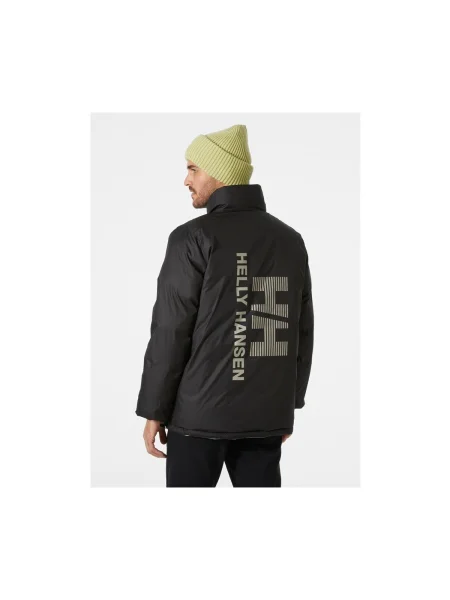 Geacă cu puf Helly Hansen reversibilă gri