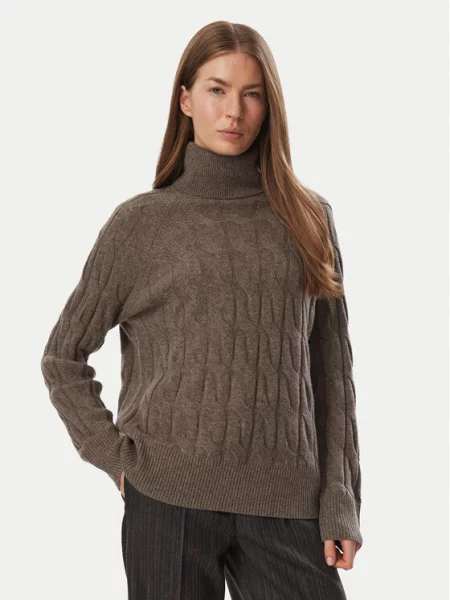 Tommy Hilfiger Golfas Tamsiai ruda