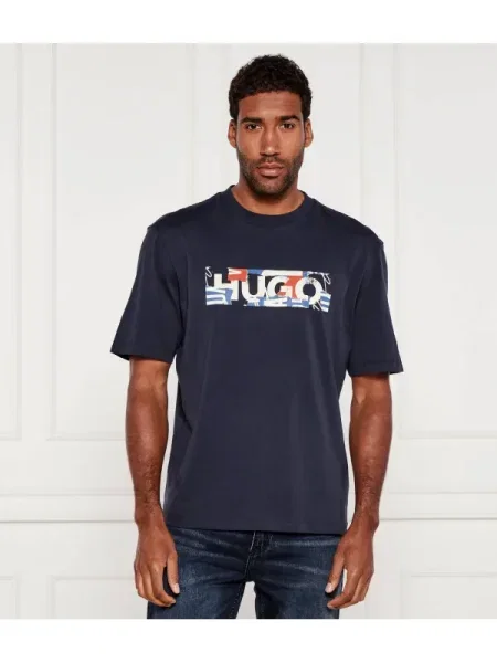 Hugo Blue Tricou Nugix albastru