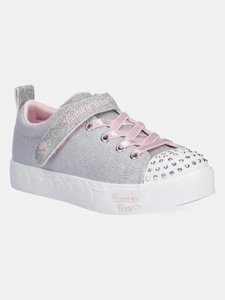 Skechers gyerek sportcipő HEART STEPS SHIMMER SWEETIE szürke