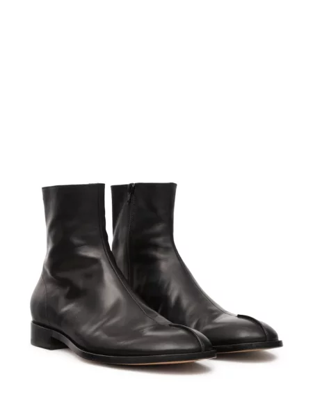 Cizme scurte Mm6 Maison Margiela din piele negru