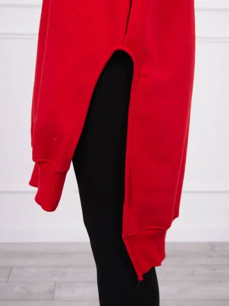 Hanorac Kesi cu crăpătură roșu