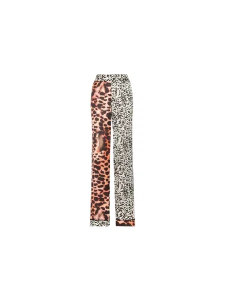 Spodnie Roberto Cavalli z nadrukiem w panterkę