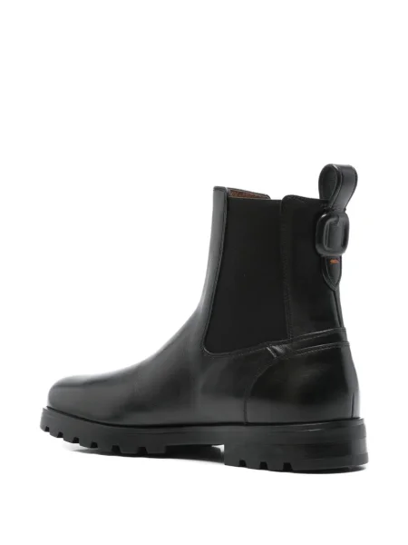 Botine Santoni din piele negru