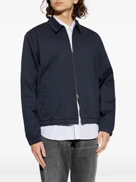 Geacă Rag & Bone cu broderie albastru