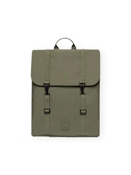 Prugasti ruksak Lefrik zelena