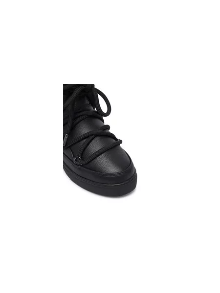 Snehule Inuikii Full Leather Wedge čierna