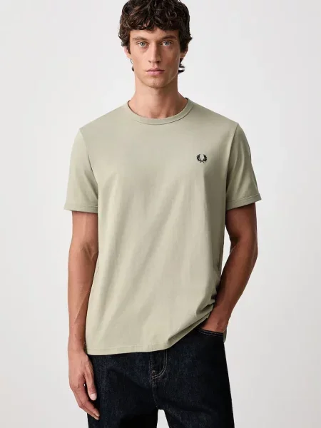 Fred Perry Tricou Ringer verde