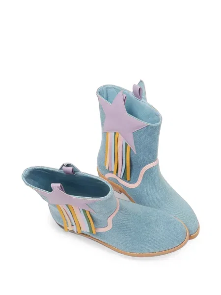 Botki dziecięce Stella Mccartney niebieskie