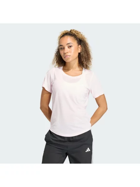 Tričko Workout Essentials Scoop Neck růžové