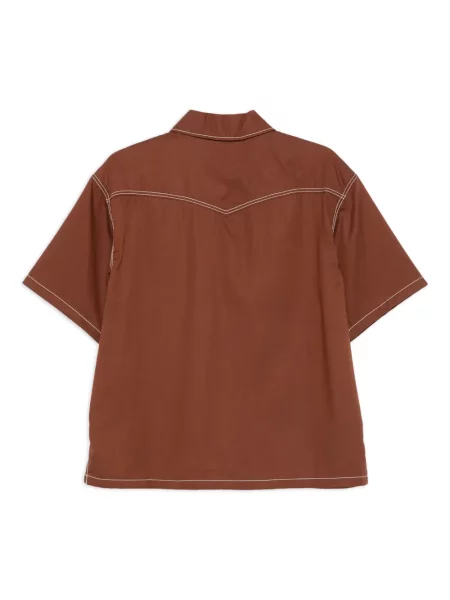 Košeľa Dickies hnedá