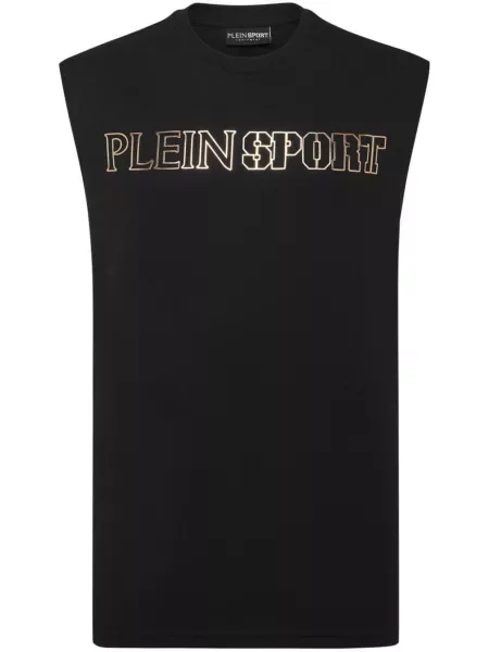 Риза Plein Sport с принт с тигров принт черно