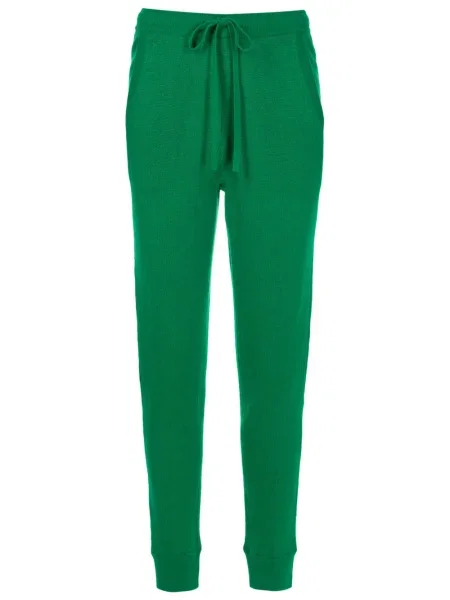Pantaloni Valentino Garavani de lână verde