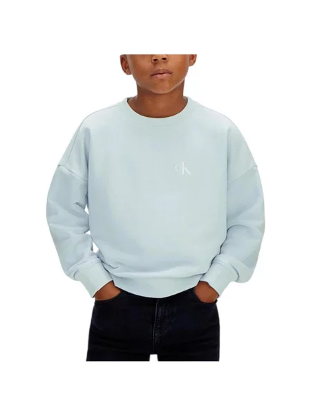 Mikina Calvin Klein Jeans modrá