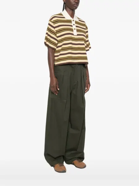 Scurt tricou polo Moncler maro