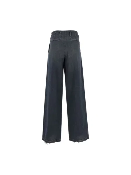 Szerokie jeansy Golden Goose niebieskie