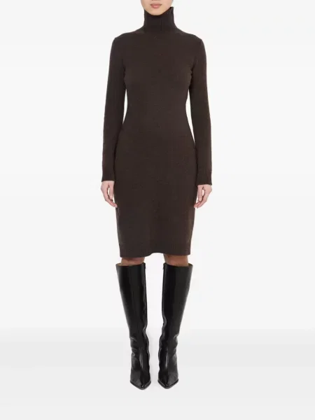 Κοστούμι φόρεμα Mm6 Maison Margiela καφέ