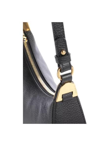 Torebka crossbody Coccinelle skórzana biznesowa czarna