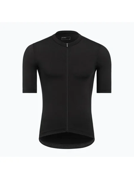 Tricou de ciclism pentru bărbați HIRU Core full black negru