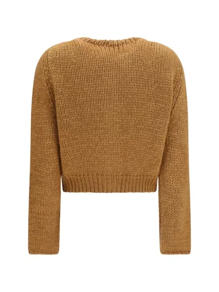 Cardigan Forte_forte tricotate chunky maro