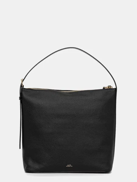 A.P.C. geantă de mână din piele sac vera neagră