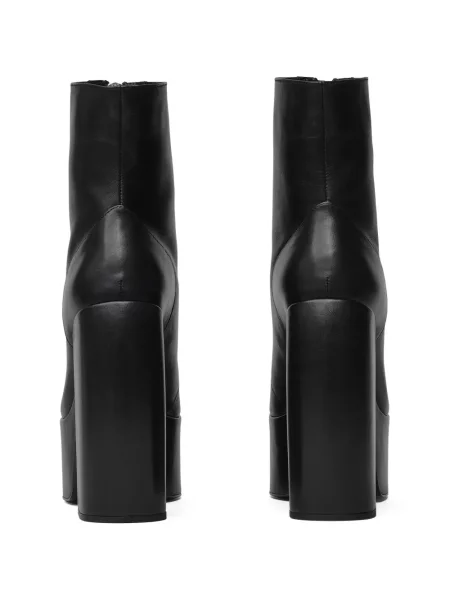 Cizme scurte Marc Jacobs cu platformă negru