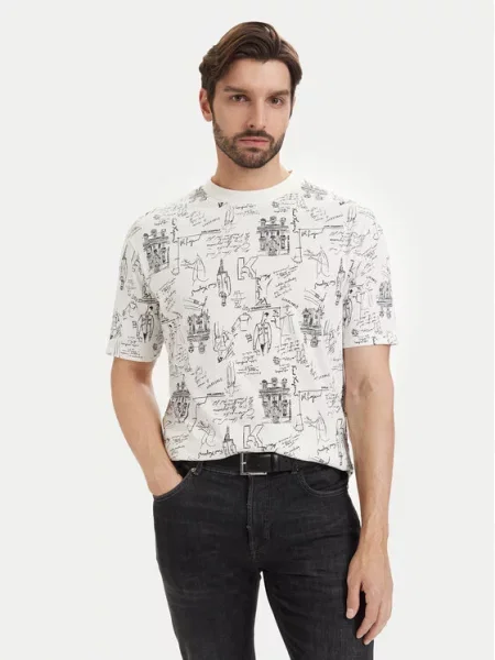 KARL LAGERFELD Tricou alb