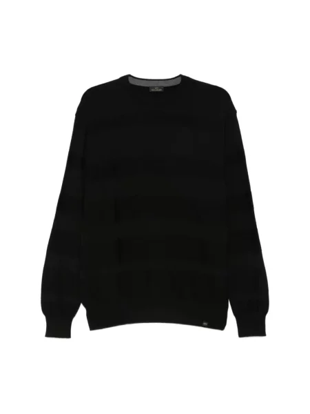 Sweter Paul & Shark wełniany w paski czarny