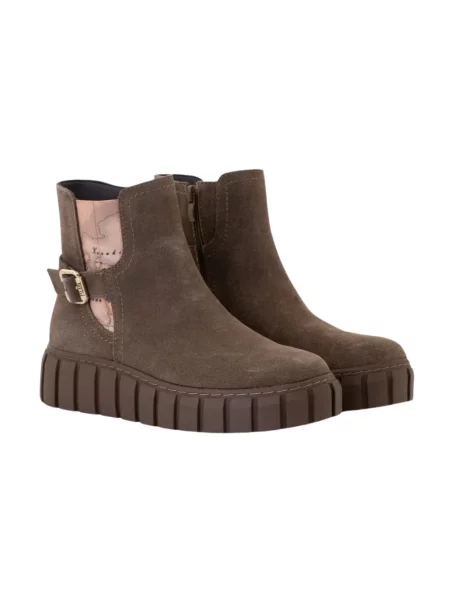 Buty do kostki Alviero Martini 1a Classe zamszowe brązowe